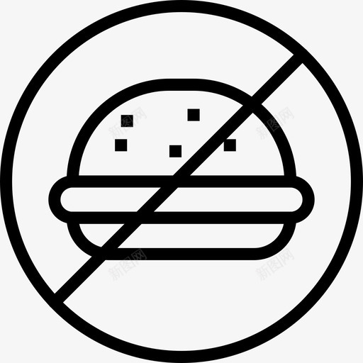 没有快餐88号食物直系食物图标svg_新图网 https://ixintu.com 88号食物 没有快餐 直系食物