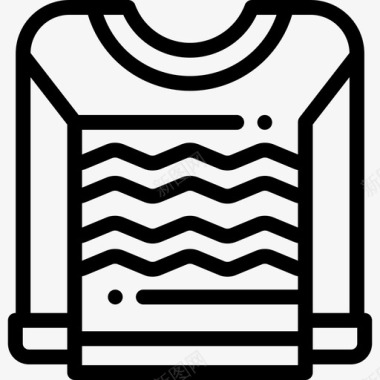 毛衣冬装7直线型图标图标