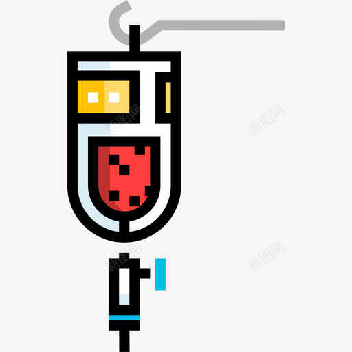 滴管医疗器械11线性颜色图标svg_新图网 https://ixintu.com 医疗器械11 滴管 线性颜色