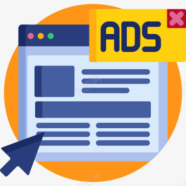广告营销和搜索引擎优化6平面图标图标