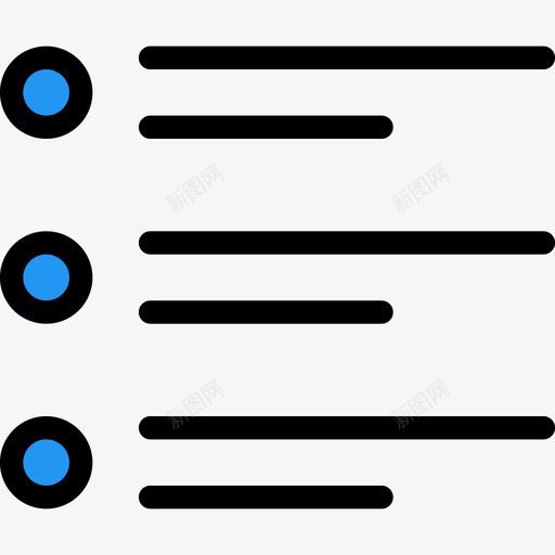 项目符号列表对齐方式和第2段线颜色图标svg_新图网 https://ixintu.com 对齐方式和第2段 线颜色 项目符号列表