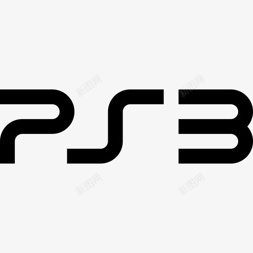 Ps3视频游戏徽标5线性图标svg_新图网 https://ixintu.com Ps3 线性 视频游戏徽标5