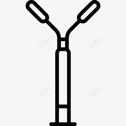灯柱电工工具和元件3线性图标svg_新图网 https://ixintu.com 灯柱 电工工具和元件3 线性