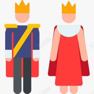 皇室皇室象形图2颜色图标图标