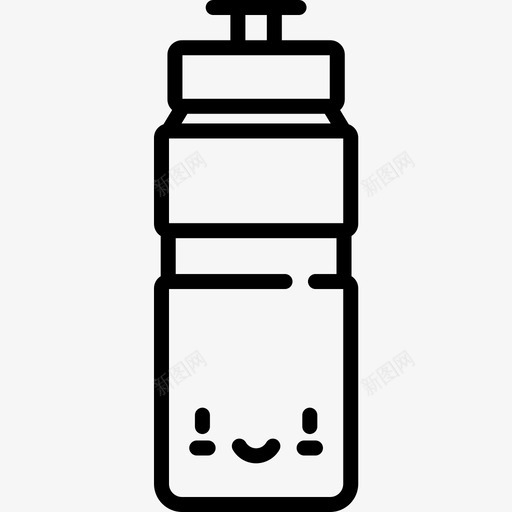 水瓶活跃生活方式9线性图标svg_新图网 https://ixintu.com 水瓶 活跃生活方式9 线性