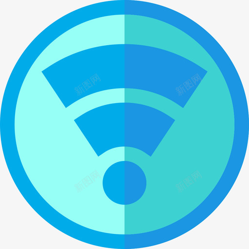 Wifi41号机场平坦图标svg_新图网 https://ixintu.com 41号机场 Wifi 平坦