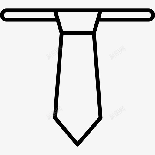领带衣服50件直线型图标svg_新图网 https://ixintu.com 直线型 衣服50件 领带