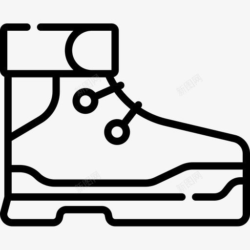 靴子活力生活方式9直线型图标svg_新图网 https://ixintu.com 活力生活方式9 直线型 靴子