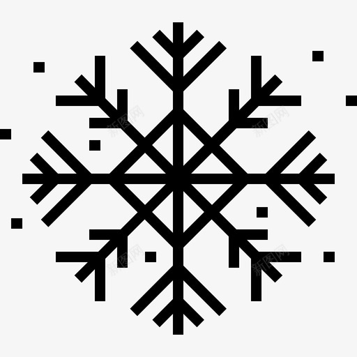 雪花圣诞67直线型图标svg_新图网 https://ixintu.com 圣诞67 直线型 雪花