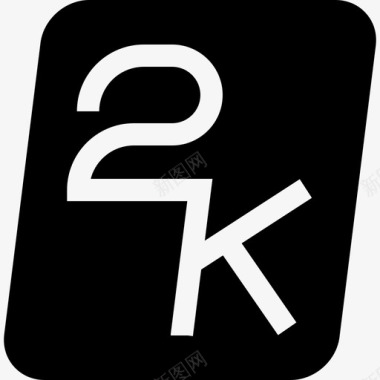 2kSports视频游戏徽标6填充图标图标