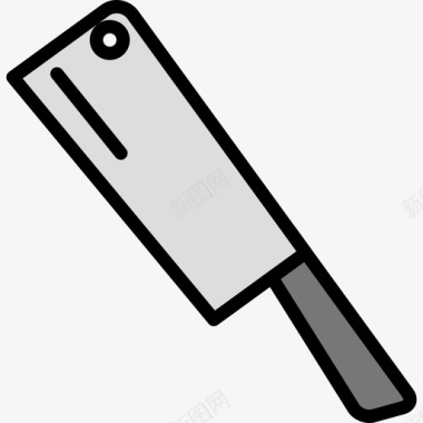 刀食品87线颜色图标图标