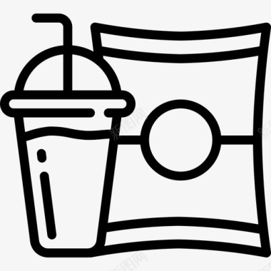 饮料快餐39直系图标图标