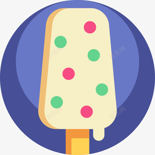 冰淇淋冰淇淋17平的图标svg_新图网 https://ixintu.com 冰淇淋 冰淇淋17 平的