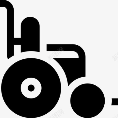 轮椅慈善37号装满了图标图标
