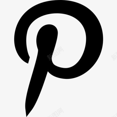 Pinterest社交媒体50已填充图标图标