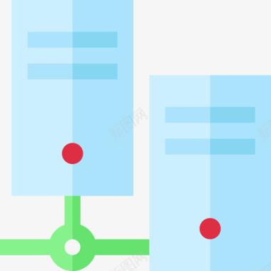 网络计算机图标2平面图标