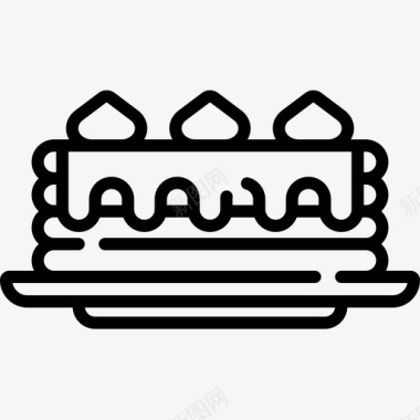 煎饼面包店52直系图标图标
