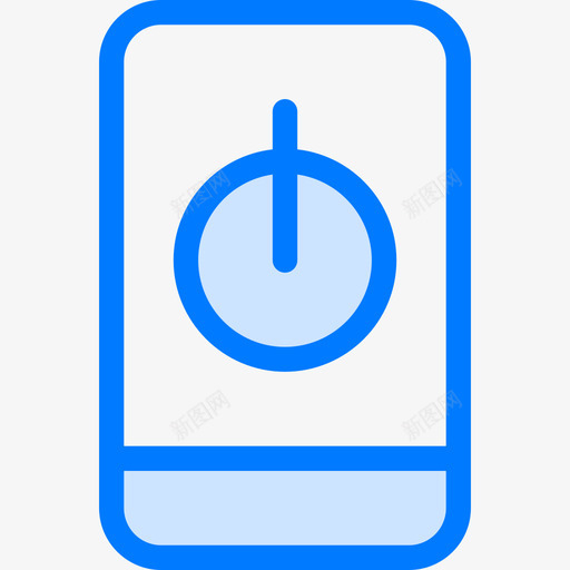 智能手机智能家居蓝色图标svg_新图网 https://ixintu.com 智能家居 智能手机 蓝色