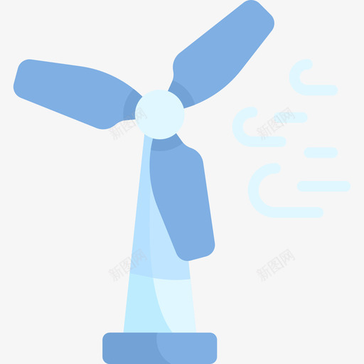 风力涡轮机回收5扁平图标svg_新图网 https://ixintu.com 回收5 扁平 风力涡轮机