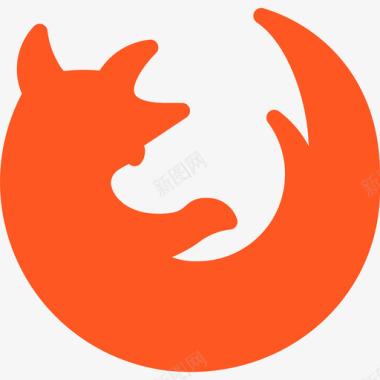 Firefox徽标和品牌扁平图标图标