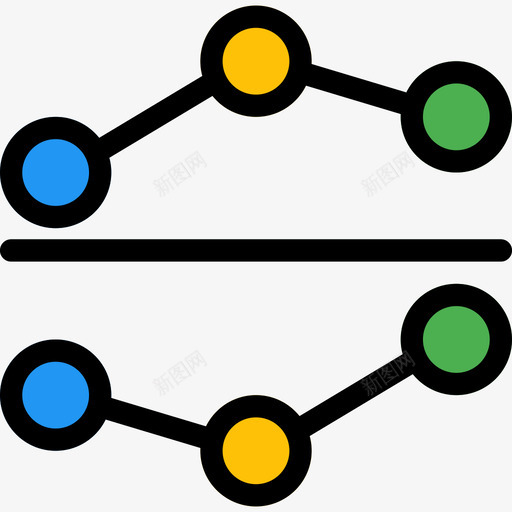 图表商业图表和图表4线颜色图标svg_新图网 https://ixintu.com 商业图表和图表4 图表 线颜色