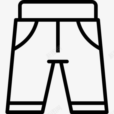 长裤婴儿53直线型图标图标
