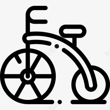 自行车游乐场31直线型图标图标