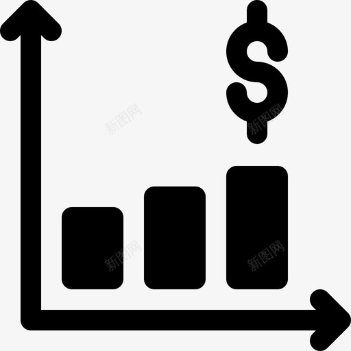 统计销售额30已填充图标svg_新图网 https://ixintu.com 已填充 统计 销售额30