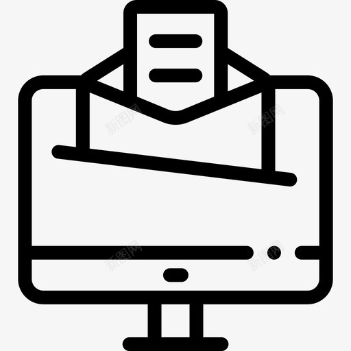 收件箱12电子邮件直邮图标svg_新图网 https://ixintu.com 12电子邮件直邮 收件箱