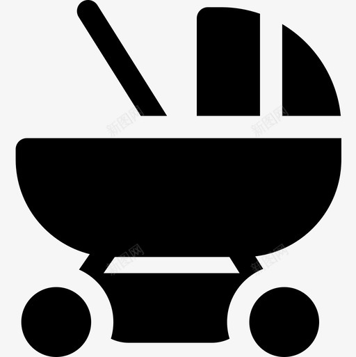 婴儿车运输84装满图标svg_新图网 https://ixintu.com 婴儿车 装满 运输84