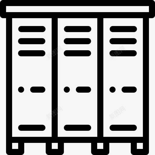 储物柜回学校51直系图标svg_新图网 https://ixintu.com 储物柜 回学校51 直系