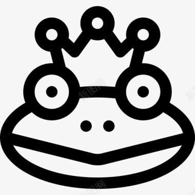 青蛙王子文学10直系图标图标