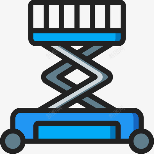 电梯工业40线颜色图标svg_新图网 https://ixintu.com 工业40 电梯 线颜色