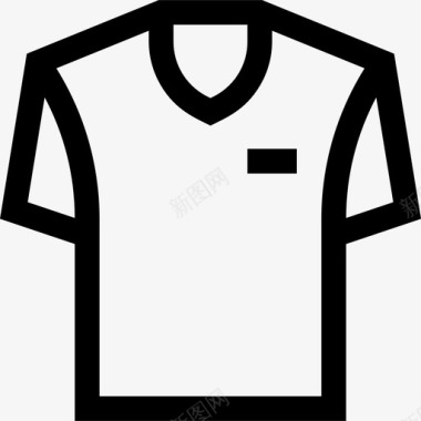 衬衫缝纫21直线图标图标