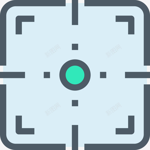 聚焦多媒体和娱乐2线性颜色图标svg_新图网 https://ixintu.com 多媒体和娱乐2 线性颜色 聚焦