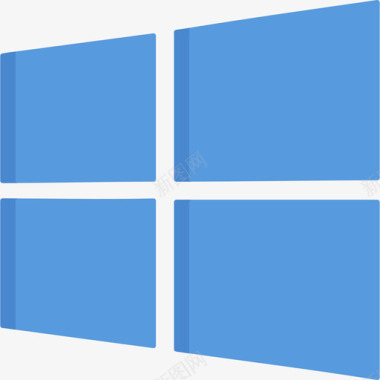 Windows技术徽标2平面图标图标