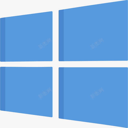 Windows技术徽标2平面图标svg_新图网 https://ixintu.com Windows 平面 技术徽标2