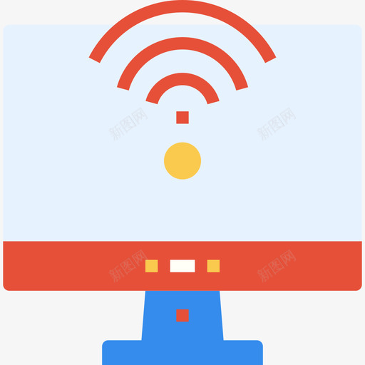 计算机物联网23扁平图标svg_新图网 https://ixintu.com 扁平 物联网23 计算机