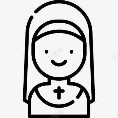 修女职业12直系图标图标