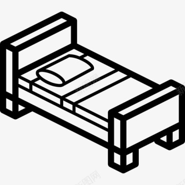 床家具40直线型图标图标