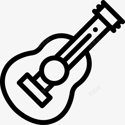 吉他音乐节27线性图标svg_新图网 https://ixintu.com 吉他 线性 音乐节27