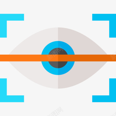 眼睛扫描未来技术10平板图标图标