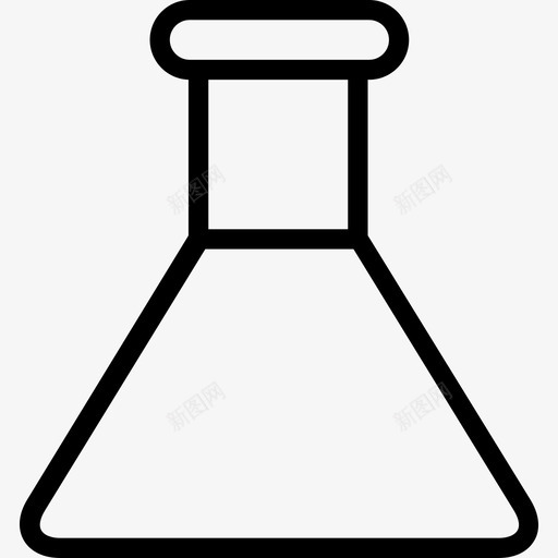 烧瓶科学32线性图标svg_新图网 https://ixintu.com 烧瓶 科学32 线性