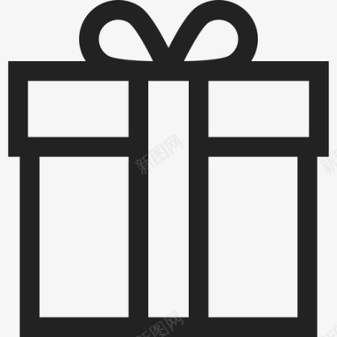 礼品盒礼品16直系图标图标