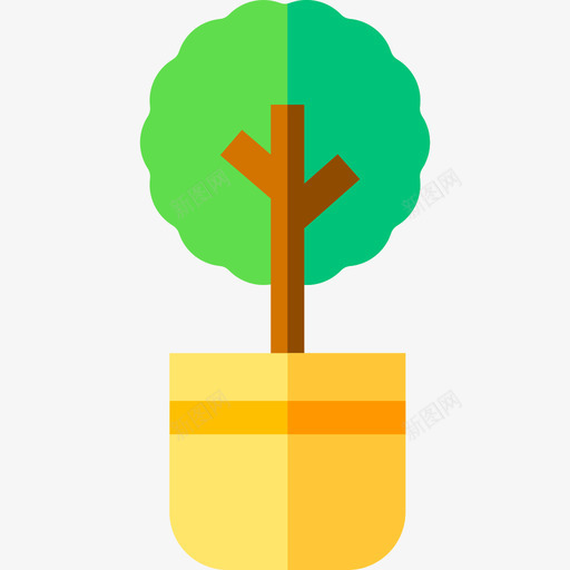 植物室内植物7平坦图标svg_新图网 https://ixintu.com 室内植物7 平坦 植物