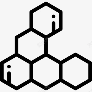 细胞人工智能6线性图标图标