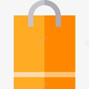 购物袋购物中心8扁平图标图标