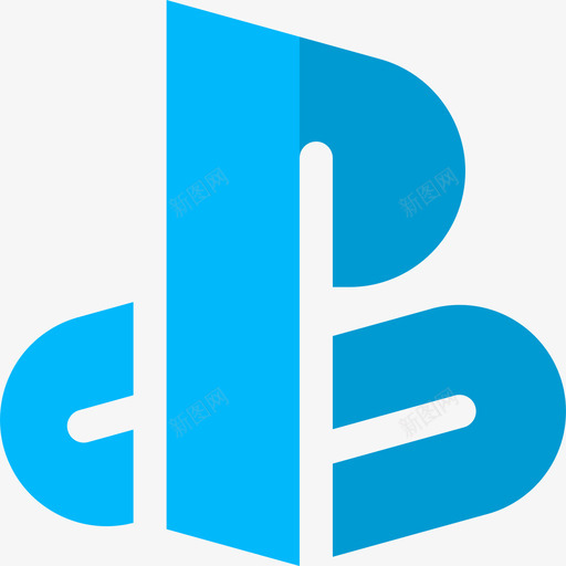 Playstation视频游戏徽标4扁平图标svg_新图网 https://ixintu.com Playstation 扁平 视频游戏徽标4