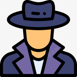 9号侦探私家侦探9号直系肤色图标高清图片