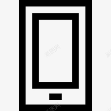 智能手机通用用户界面3线性图标图标